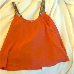 Orange tank top